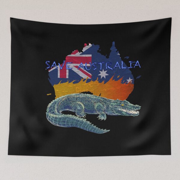 Item preview, Save Australia Crocs designed and sold by Alexandra Hall-Pinner Lee (Lex Lee Art).