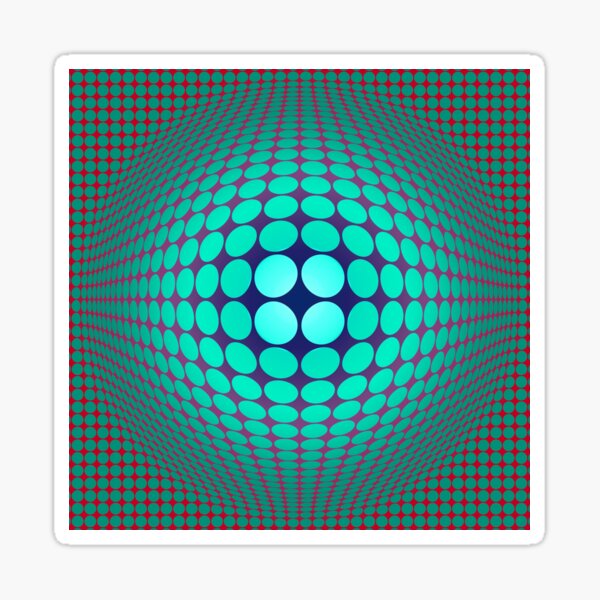 Item preview, Copy of  Victor Vasarely Homage 58 designed and sold by Nicolas Roughton.