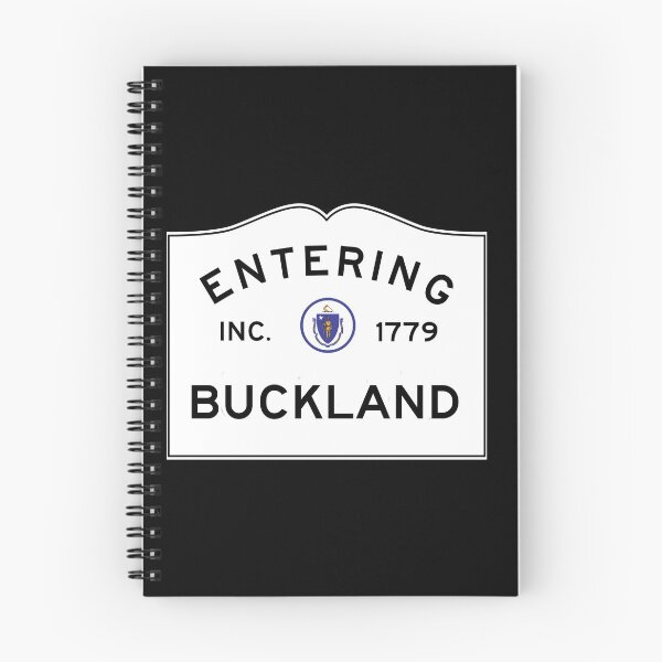 Item preview,  Entering Buckland - Commonwealth of Massachusetts Road Sign designed and sold by NewNomads.