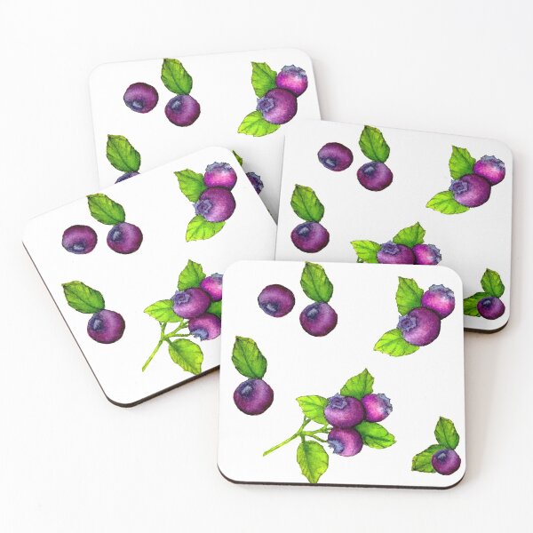Item preview, Juicy Watercolor Fruit Blue Berries designed and sold by RosalieReeves.