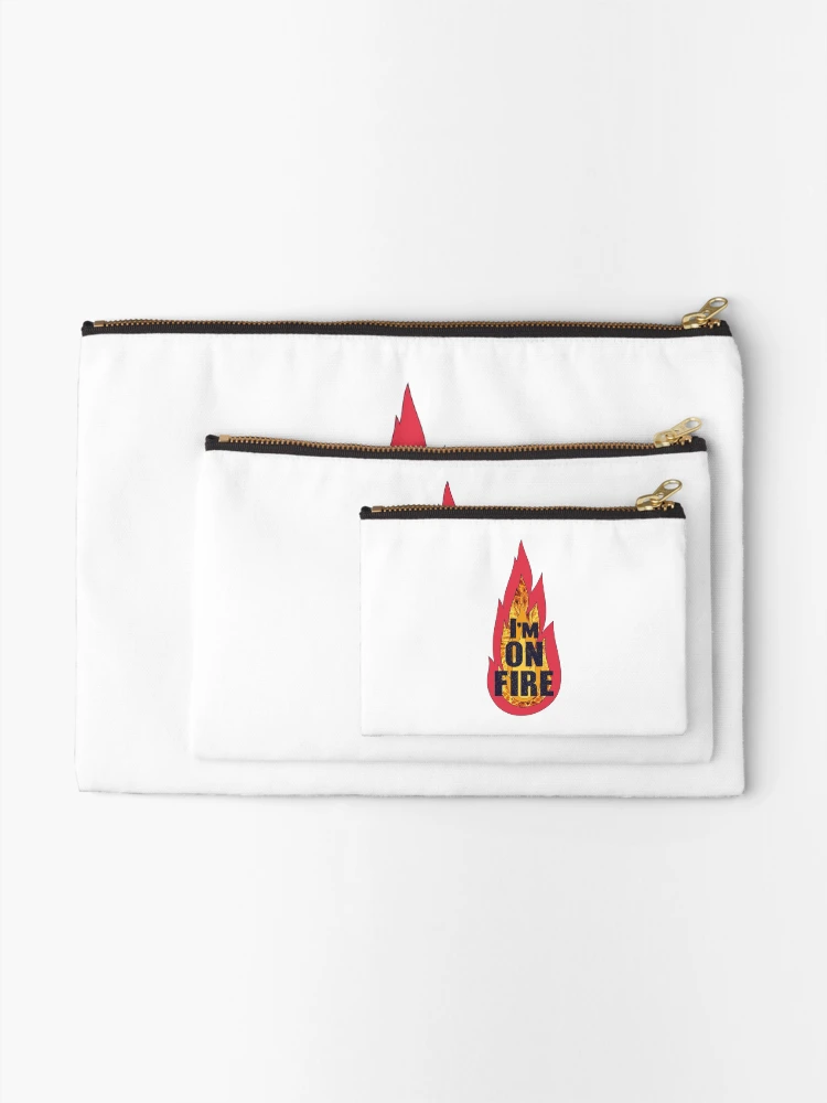 Thumbnail 2 of 4, Zipper Pouch, Fire designed and sold by hitpointer.