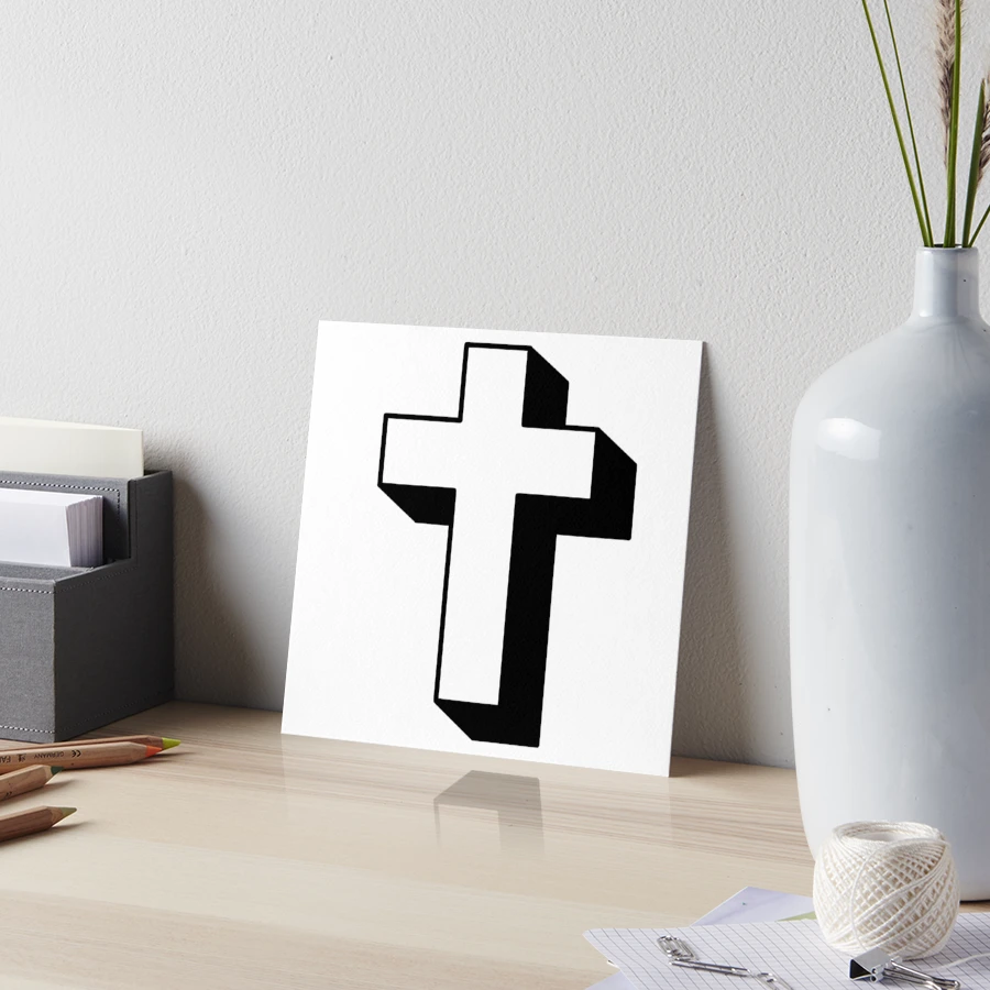 3dRose Christliche Kreuz Grußkarten Set - 12 Stück Blanko Karten 8x8 Cm Für Jeden Anlass