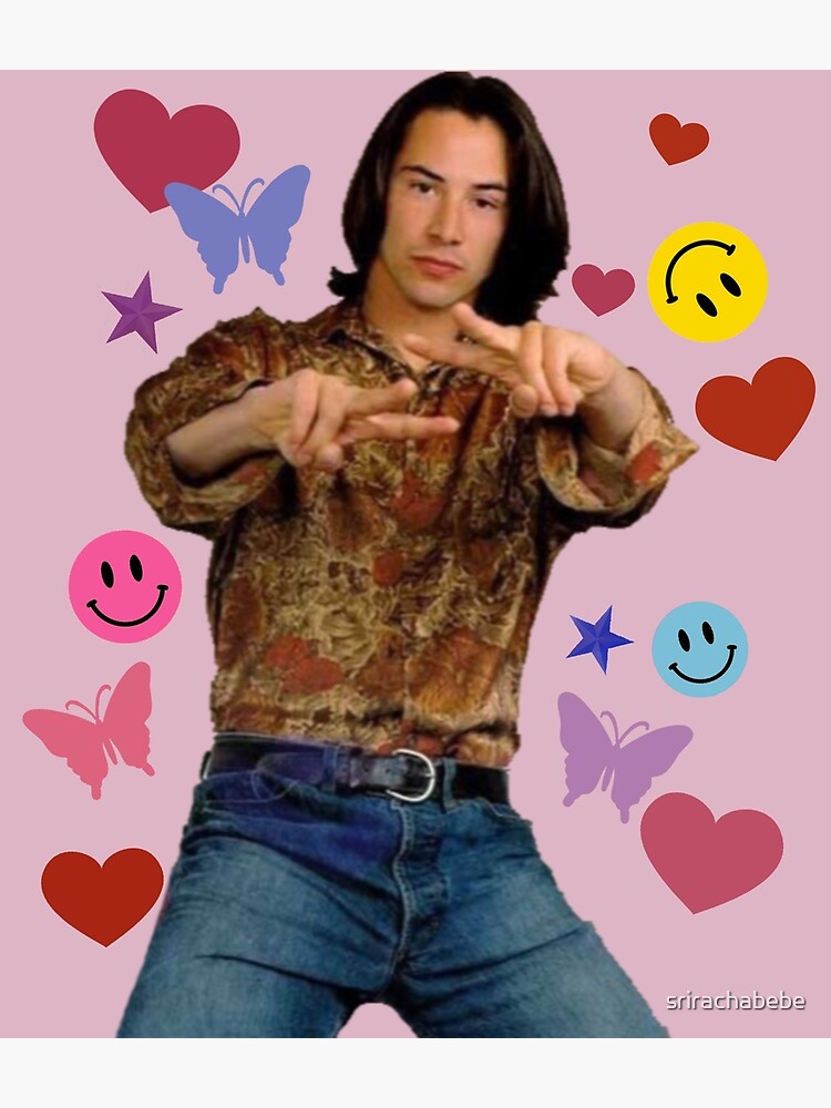Thumbnail 3 von 3, Poster, Junge Keanu Reeves designt und verkauft von srirachabebe.