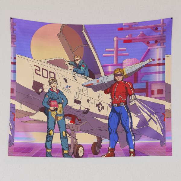 Item preview, Sunset New Retro Raider Flight designed and sold by ladykraken.