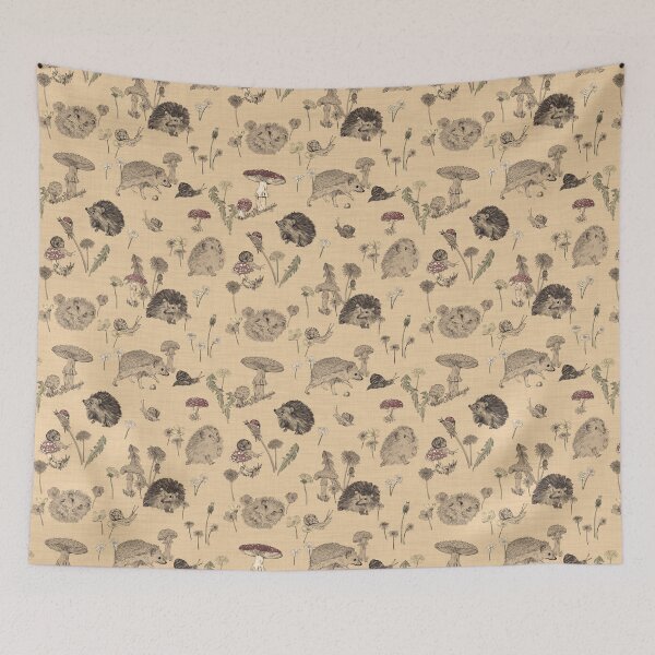 Item preview, 'The Chase' Hedgehog Pattern designed and sold by marthabowyer.