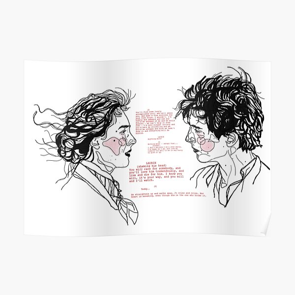jo and laurie // little women script Poster