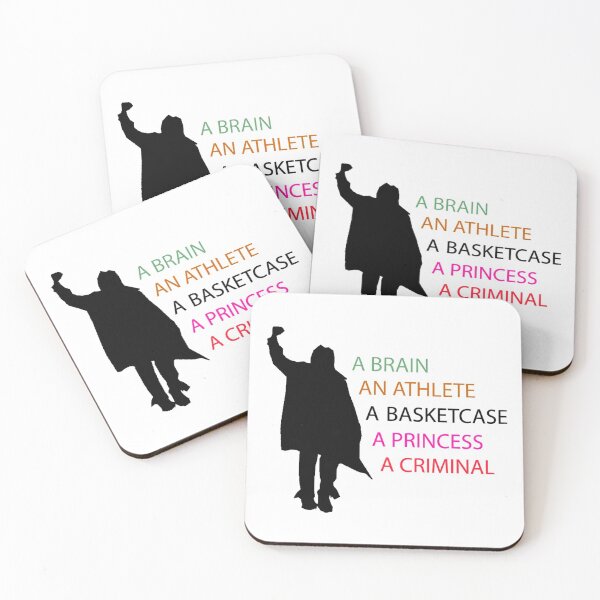Item preview, The Breakfast Club - A Brain, An Athlete, A Basketcase, a Princess and a Criminal designed and sold by caixadesucessos.
