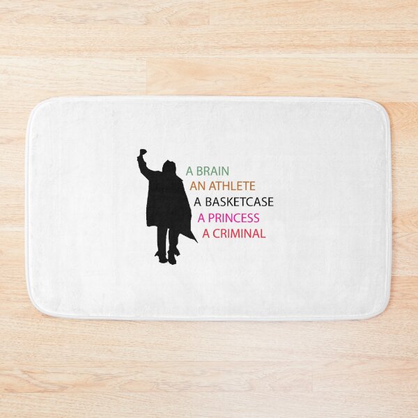 Item preview, The Breakfast Club - A Brain, An Athlete, A Basketcase, a Princess and a Criminal designed and sold by caixadesucessos.