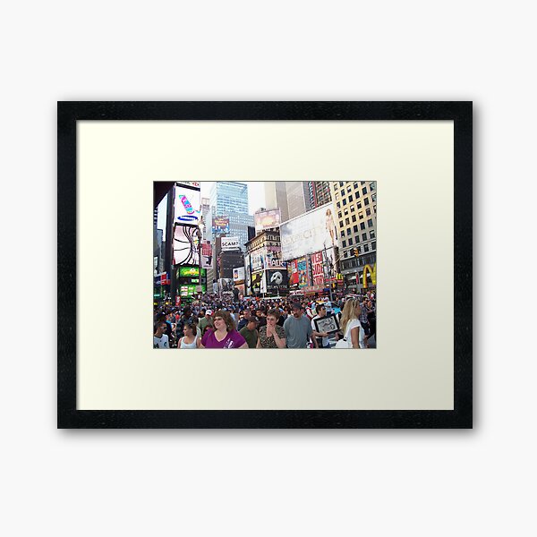 Times Square Framed Art Print