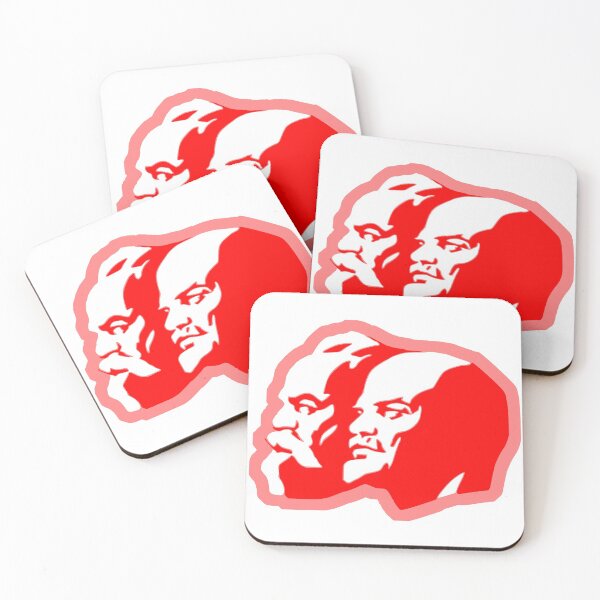 Item preview, Marx and Lenin Stylised Sticker designed and sold by RadicalPrintsByCas.