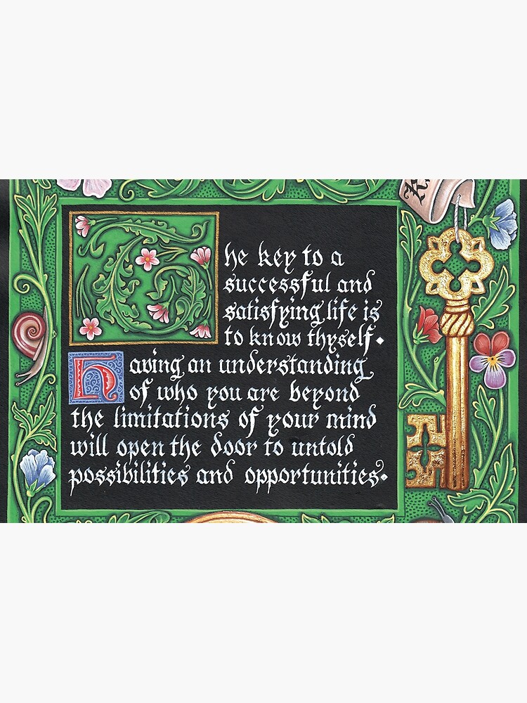 Medieval Illumination - Know Thyself by TCilluminate