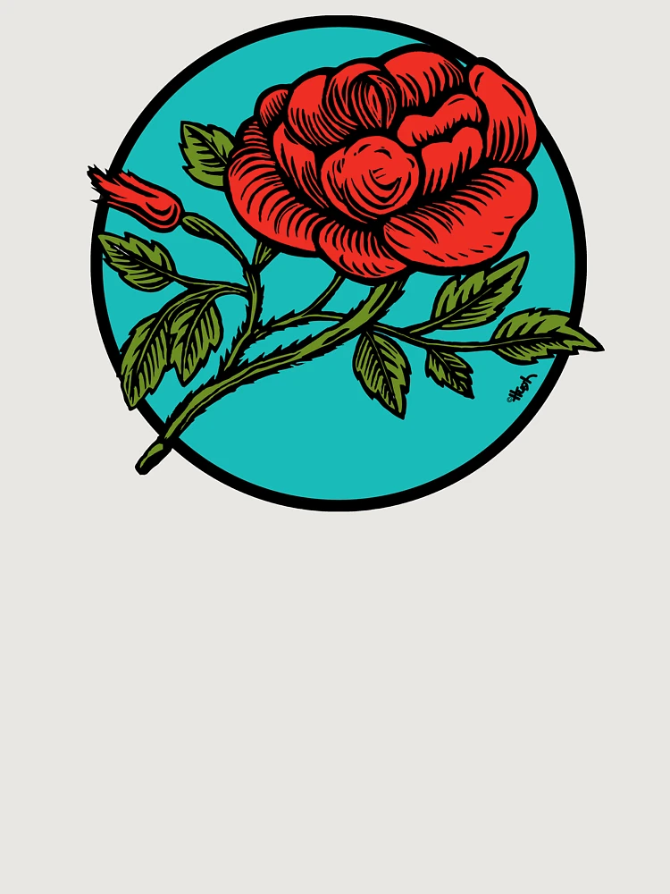 Thumbnail 6 of 6, Premium Oversized Sweatshirt, RED ROSE designed and sold by HUGH ARMSTRONG III.