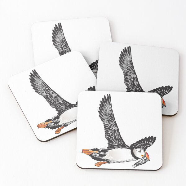 Item preview, Puffin over Skomer designed and sold by BrenRomans.