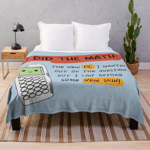 Item preview, I did the math funny and kawaii calculator for gamers designed and sold by IzzNajs.