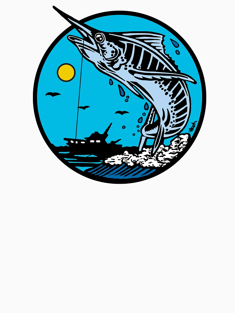 Thumbnail 6 of 6, Pullover Hoodie, SWORDFISH designed and sold by HUGH ARMSTRONG III.