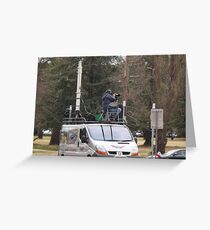 Canberra Protests Convoy #1 Greeting Card