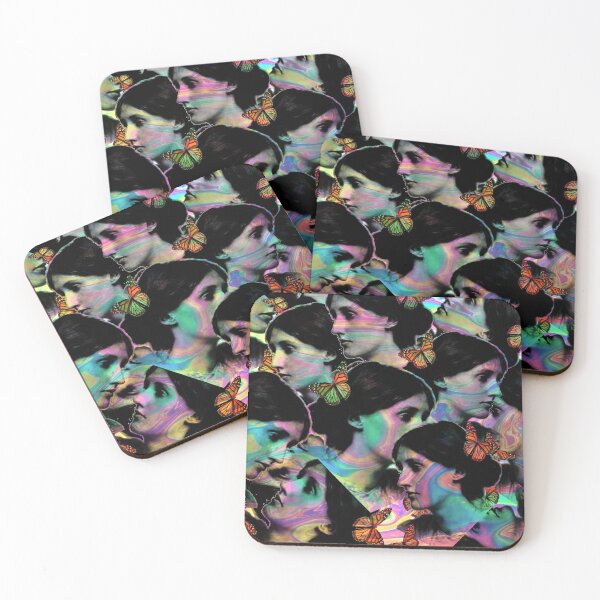 Item preview, virginia wolf psychedelic art designed and sold by Ilustra Club.