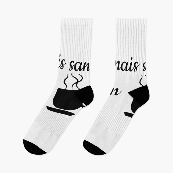 Item preview, Funny short quote: Never without my coffee designed and sold by NewDesignFR.