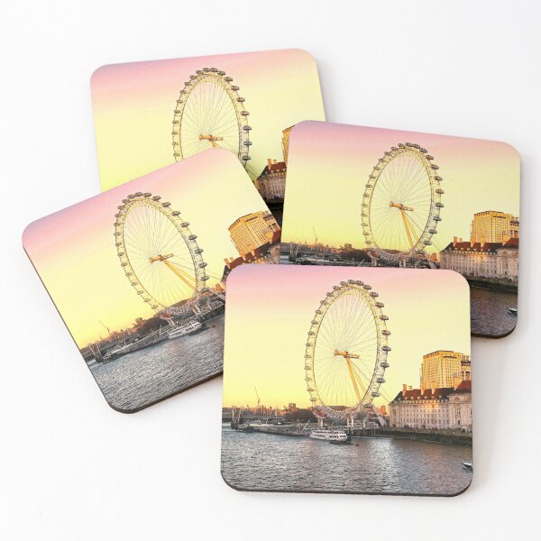 Item preview, London Eye and the buildings next to River Thames designed and sold by santoshputhran.