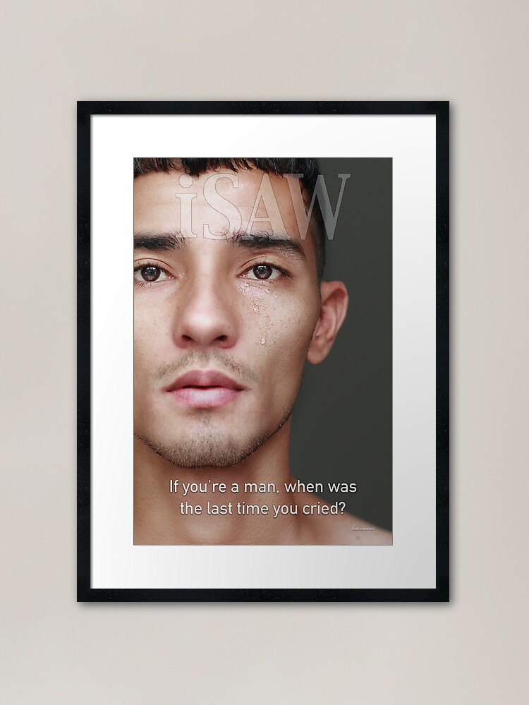 Alternate view of When Was The Last Time You Cried Framed Art Print