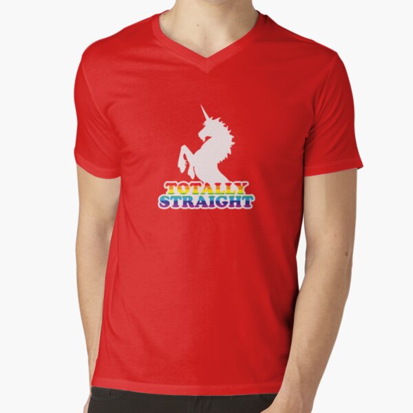 Totally Straight V-Neck T-Shirt