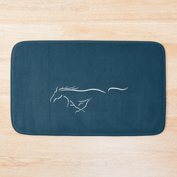Item preview, Ford Mustang Emblem - stencil, white designed and sold by mal-photography.