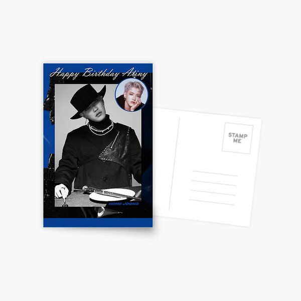 Carte Postale Ateez Hongjoong Action To Answer Carte D Anniversaire Par Jessicas24 Redbubble
