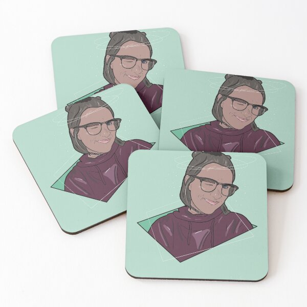 Item preview, Space Buns Cartoon Portrait designed and sold by Kristin Howell.