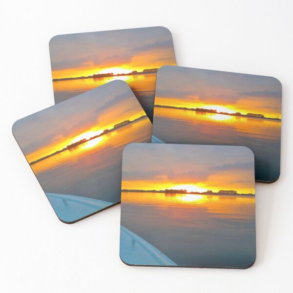 Item preview, Sailing Motionless Water At Sunset designed and sold by hajarsdeco.