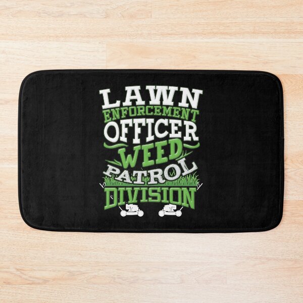 Item preview, Lawn Enforcement Officer Weed Killer Patrol Division Funny Landscape Gardener Design designed and sold by phoxydesign.
