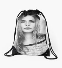 Elegant, cara Drawstring Bag
