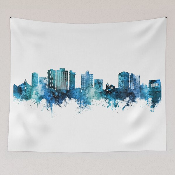 Item preview, San Mateo California Skyline designed and sold by ArtPrints.