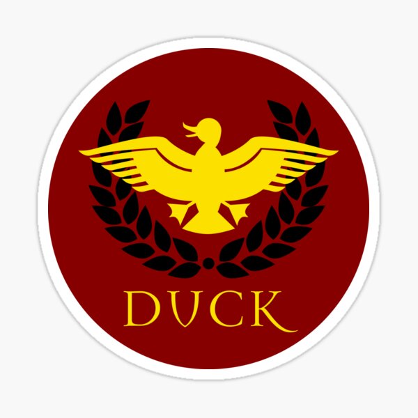 Duckracy Seal Sticker