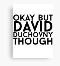 David Duchovny Canvas Print