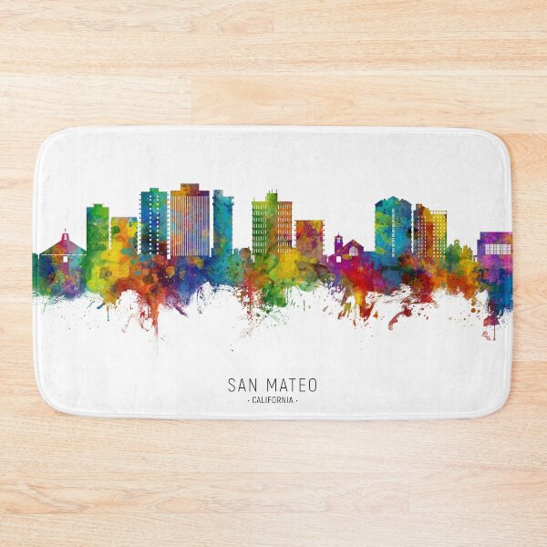 Item preview, San Mateo California Skyline designed and sold by ArtPrints.