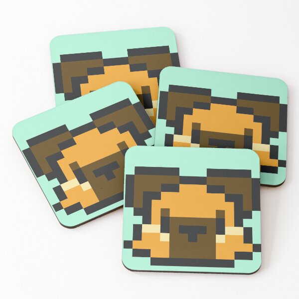 Item preview, Super Cute Floppy Ear Dog, Pixel Art 8bit designed and sold by 8bitpixelart.