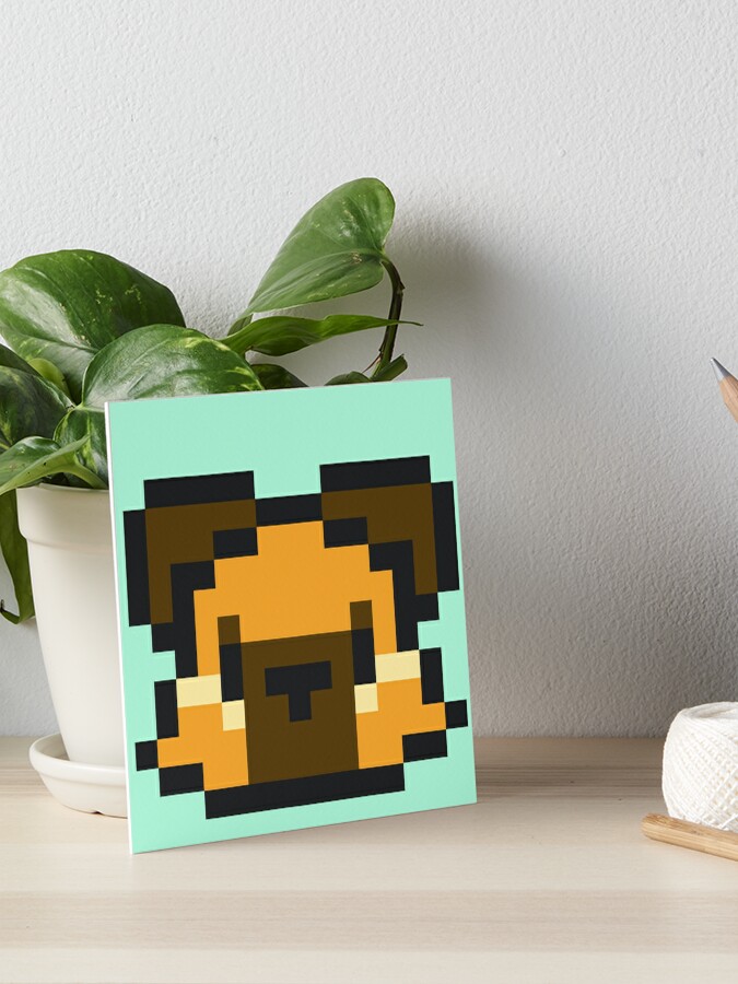 Cute pixel art star  Art Board Print, Pixel Art