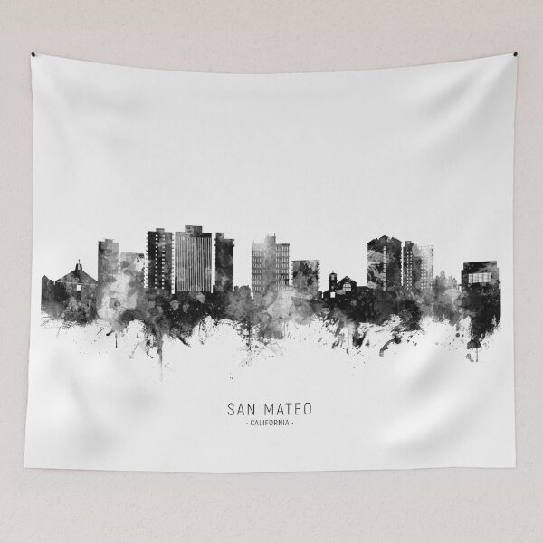 Item preview, San Mateo California Skyline designed and sold by ArtPrints.