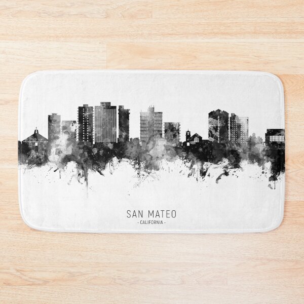 Item preview, San Mateo California Skyline designed and sold by ArtPrints.