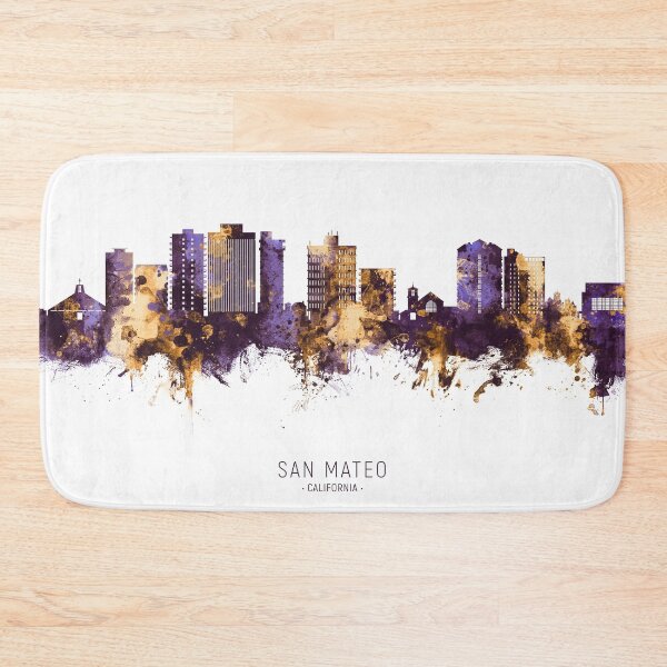 Item preview, San Mateo California Skyline designed and sold by ArtPrints.
