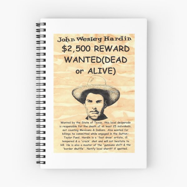 Item preview, John Wesley Hardin Wanted designed and sold by Lawrence Baird.