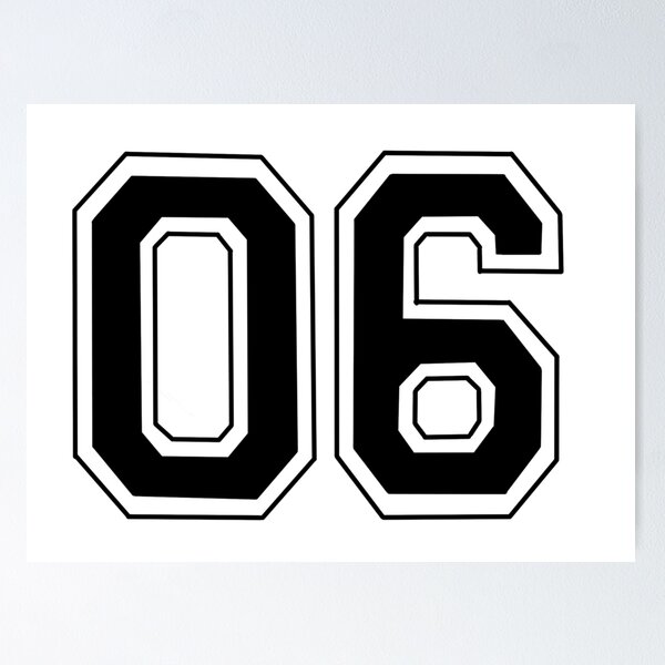 Item preview, Sports number 06 designed and sold by Maelyn-Couch.