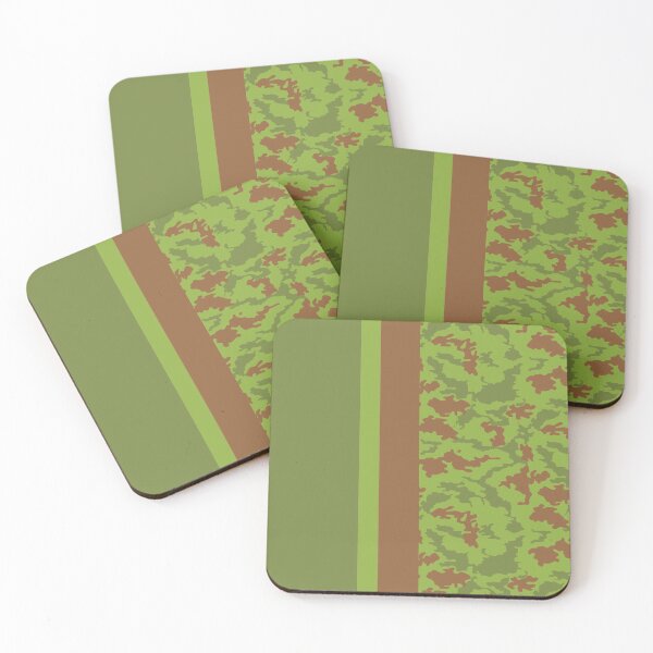 Item preview, texture military camouflage repeats seamless with stripes green and brown  designed and sold by mashmosh.