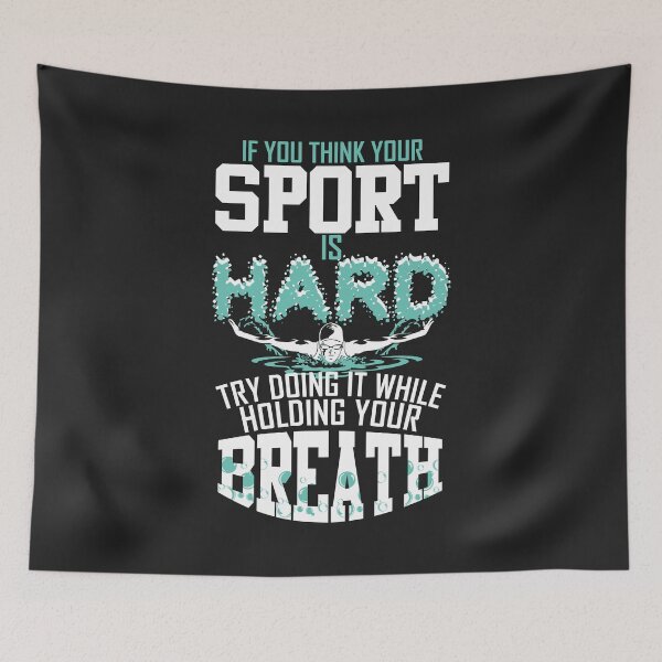 Item preview, Try holding your breath swim team gift for men women kids designed and sold by hadleydesigns.