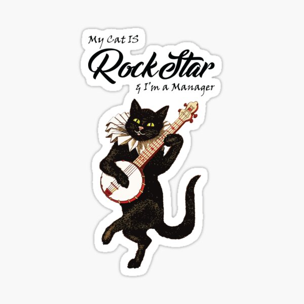 APLI Kids Stickers Rock Cats