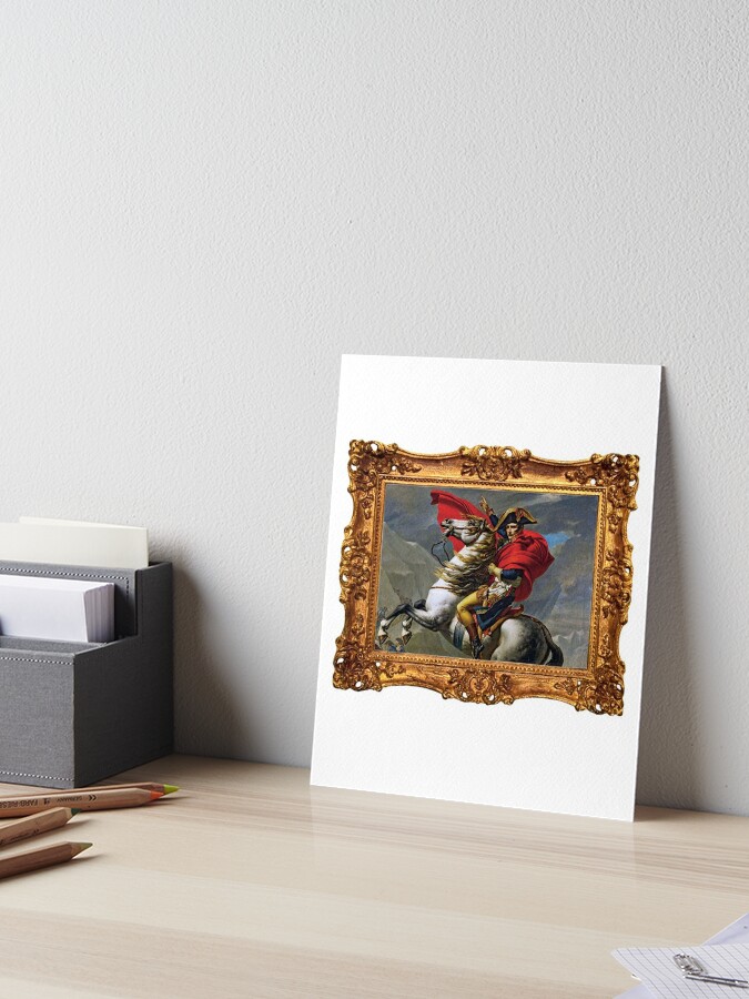 Napoleon Napoleon Bonaparte Revolution History Painting With Frame Art Board Print By Zensibledesigns Redbubble