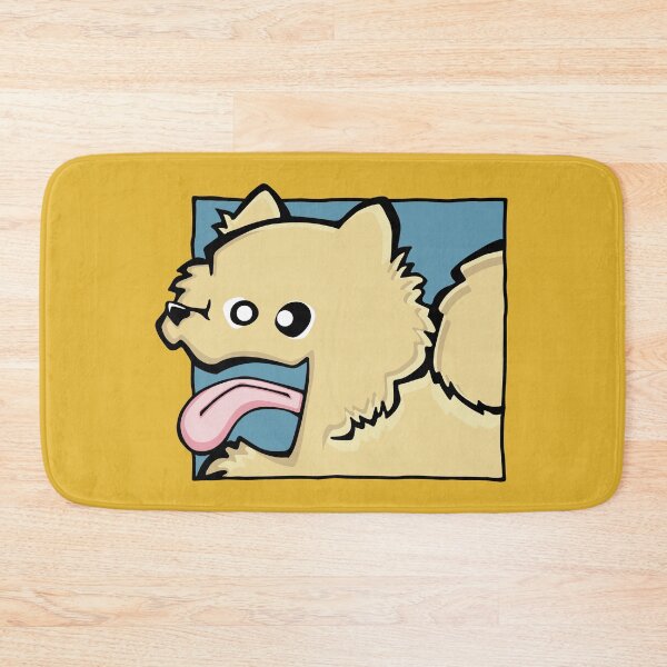 Item preview, Pomeranian - Cream (Face) YELLOW BG designed and sold by TheChicken.
