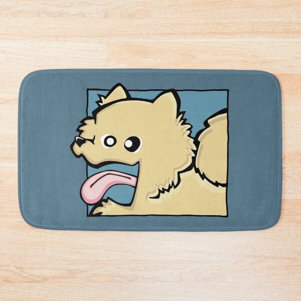 Item preview, Pomeranian - Cream (Face) BLUE BG designed and sold by TheChicken.