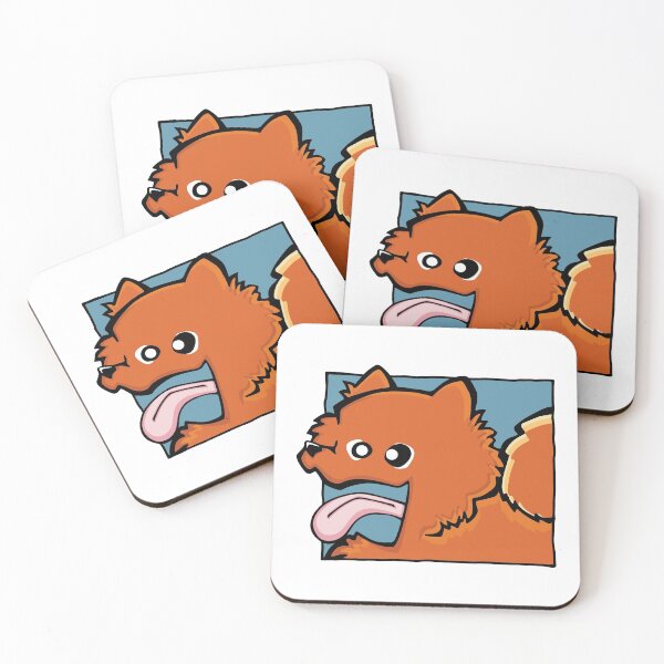 Item preview, Pomeranian - Orange (Face) WHITE BG designed and sold by TheChicken.