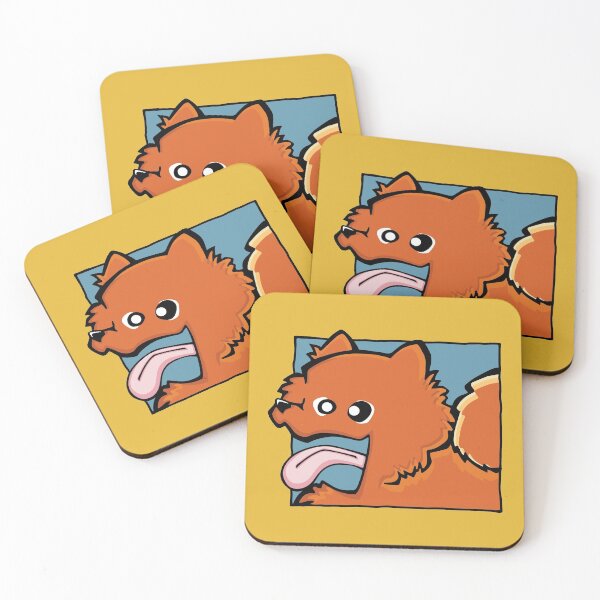 Item preview, Pomeranian - Orange (Face) YELLOW BG designed and sold by TheChicken.